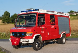 Unser LFB-A1 in der Einfahrt